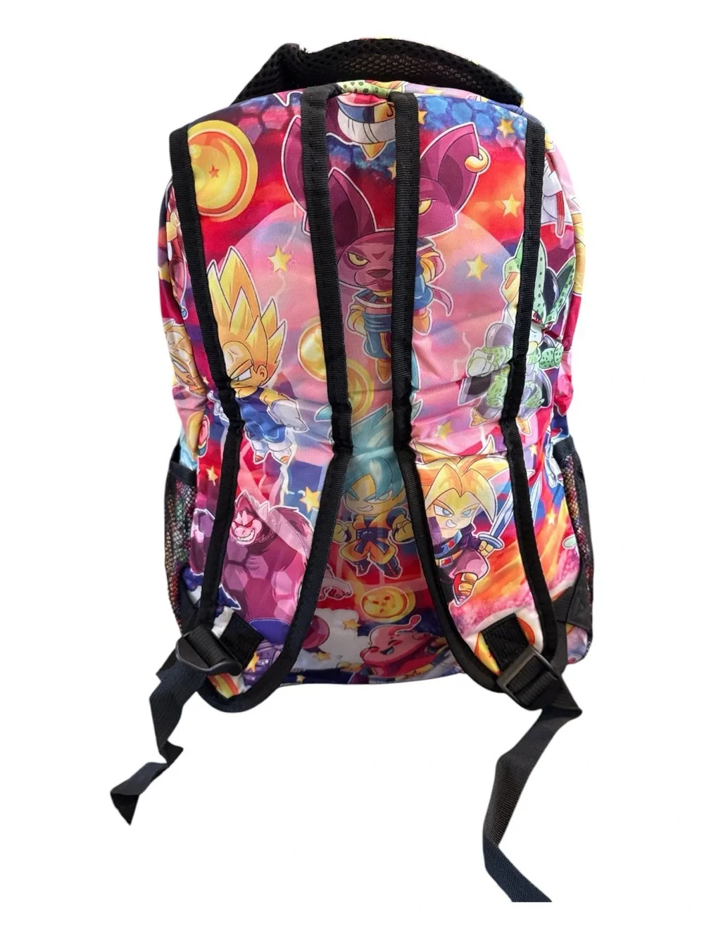 Kids Cartoon Dragon Ball Z Galaxy Backpack in Multicolor - Fun School Bag